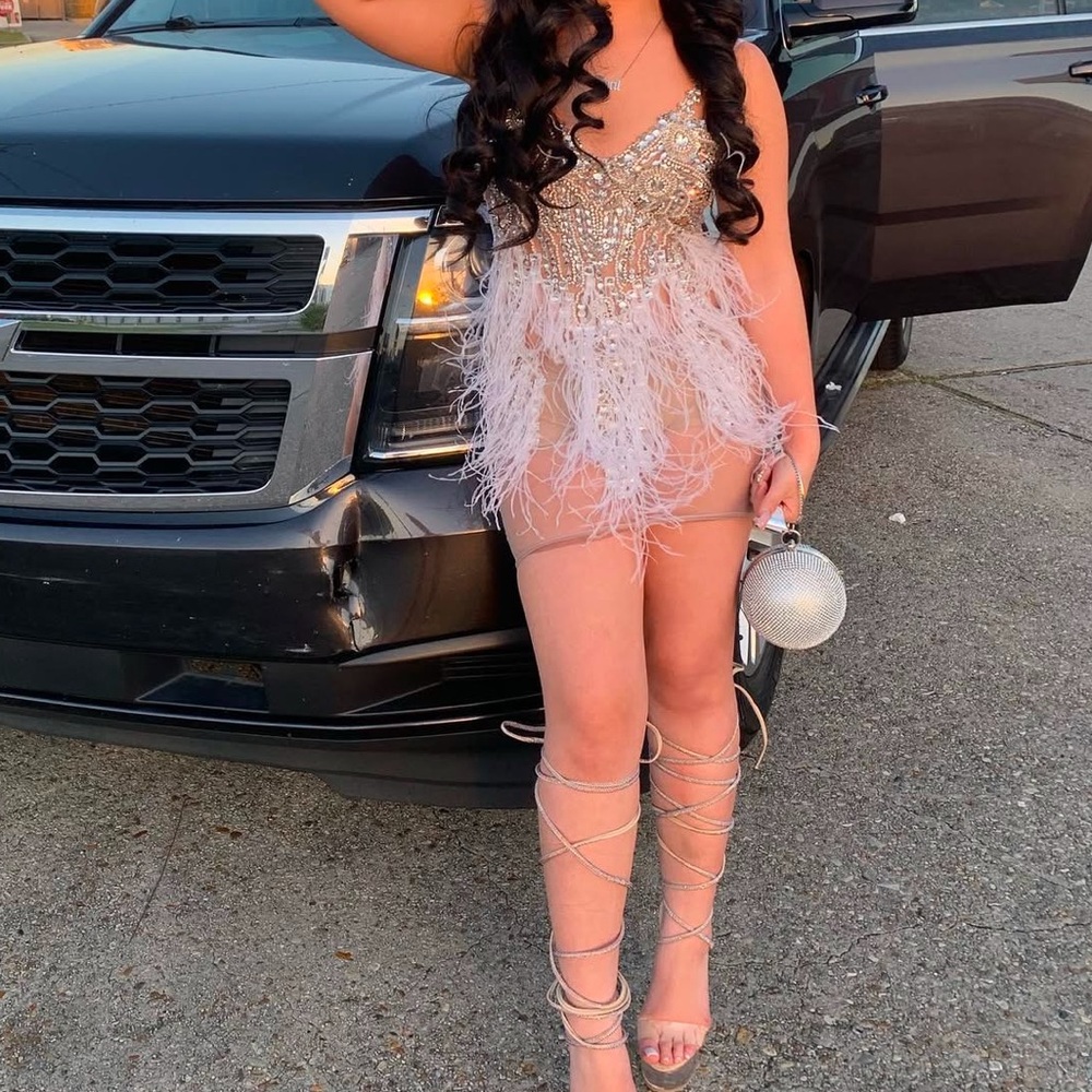 Silver birthday dress